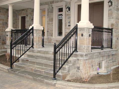 metal porch railings design